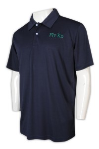 P1208 Develop Polo shirt with black net lapel Polo shirt logo 100% polyester Polo shirt store